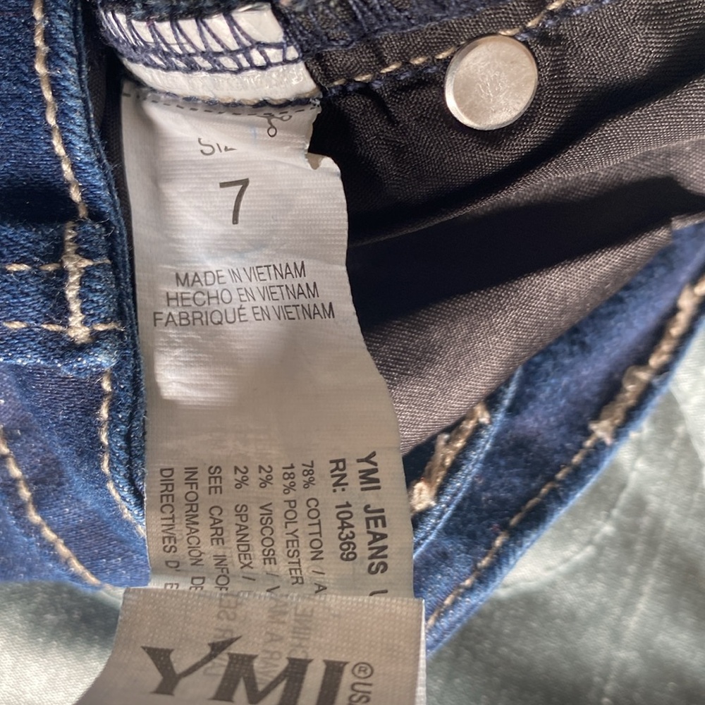 Girl’s Ymi Dark Jeans - Picture 3 of 3